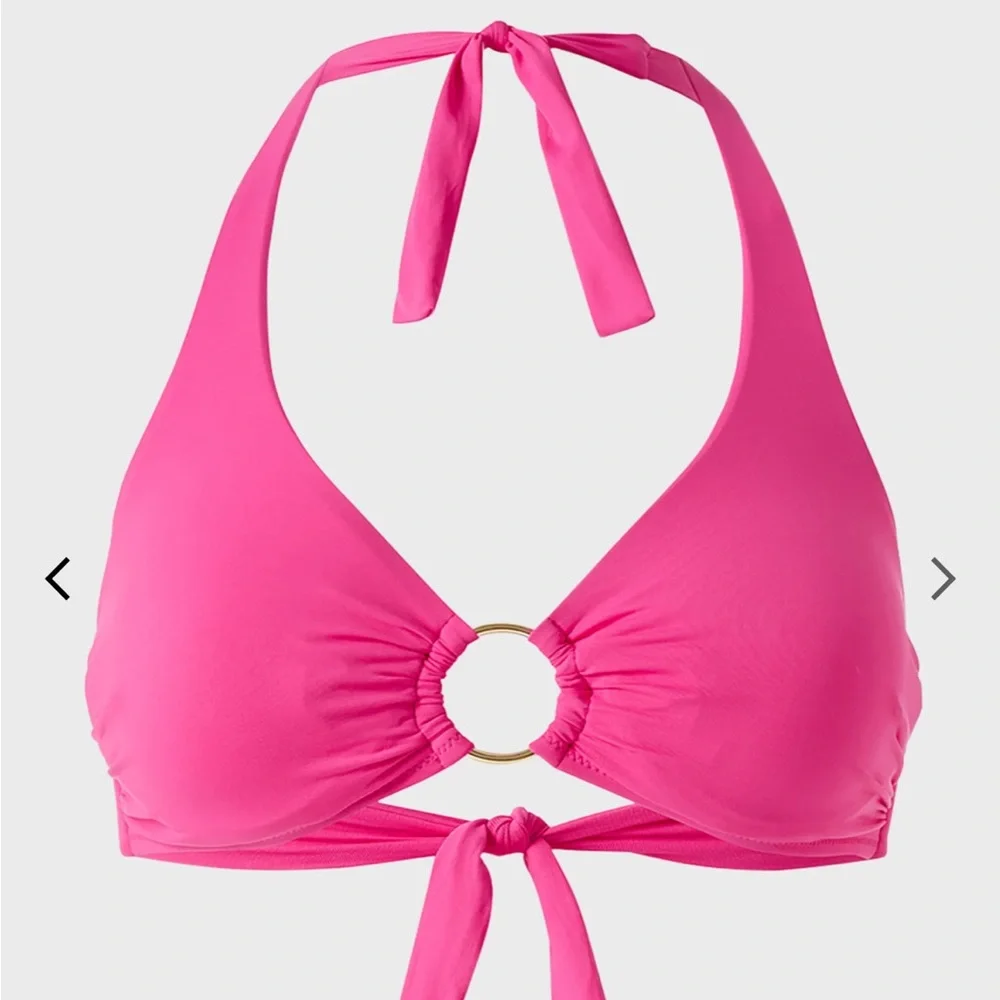 New Melissa Odabash Brussels Halter Swim Top